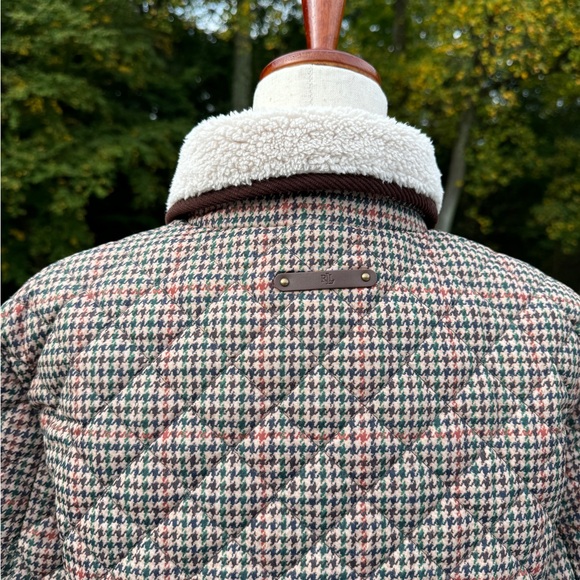 LAUREN RALPH LAUREN‎ BEIGE QUILTED COAT JACKET SIZE XL - Picture 7 of 12